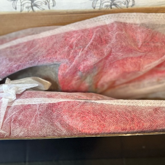 Red Velvet Loafers - Picture 2 of 6